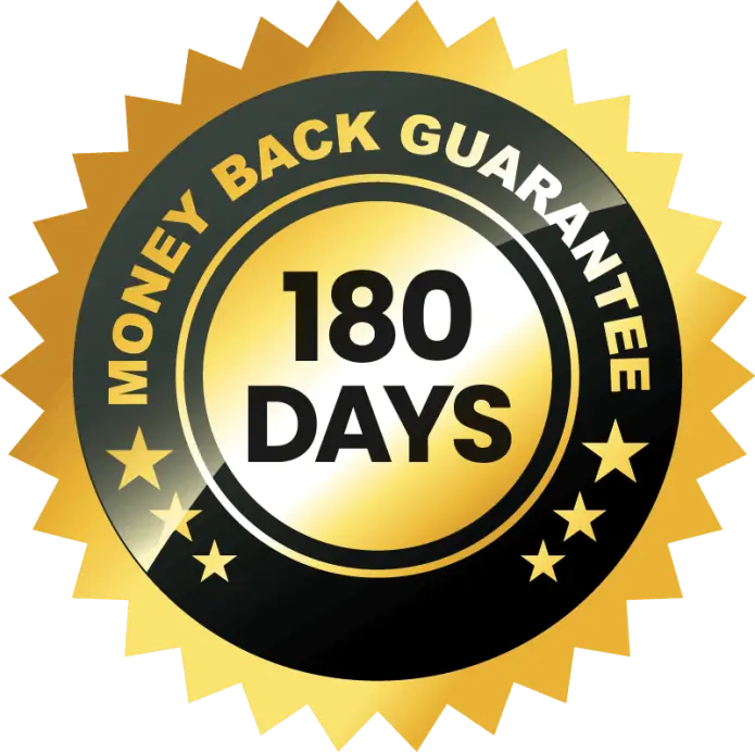 laellium 180 days money-back guarantee